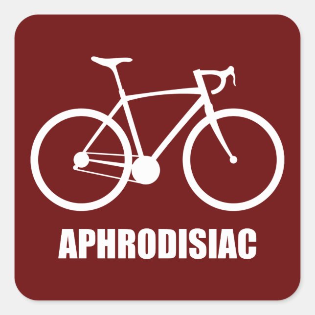 Adesivo Quadrado Bike Aphrodisiac (Frente)