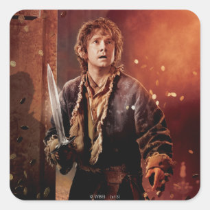 Adesivo Quadrado BILBO BAGGINS™ Caracter Poster 3