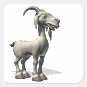 Adesivo Quadrado Billy Goat Stickers
