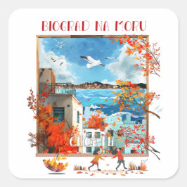 Adesivo Quadrado Biograd na moru 2