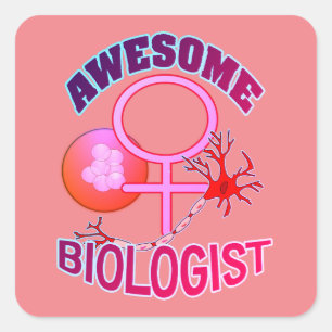 Adesivo Quadrado Biologistas Impressionantes