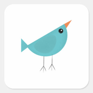 Adesivo Quadrado Birdy  