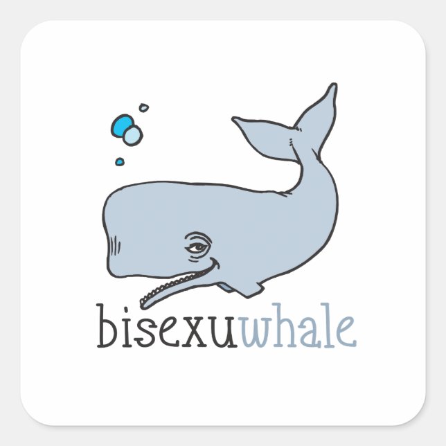 ADESIVO QUADRADO BISEXUWHALE (Frente)