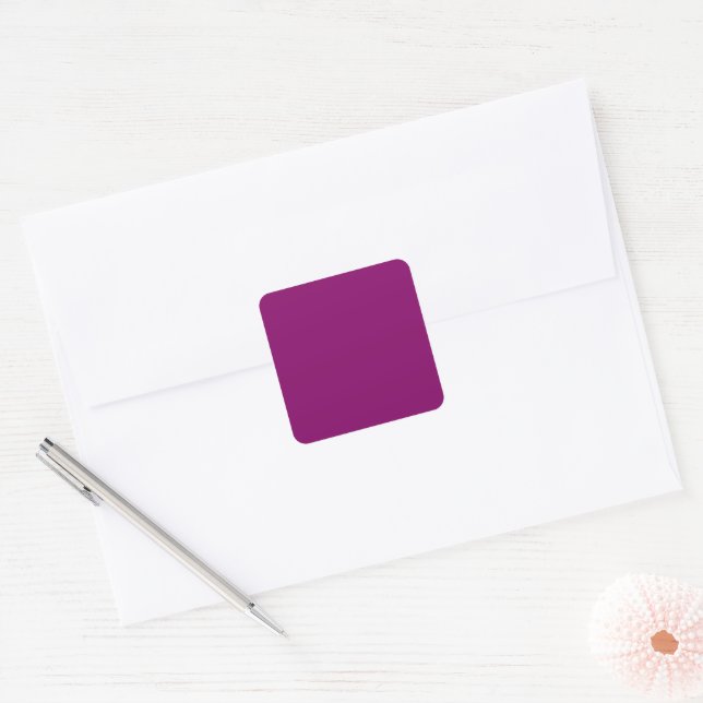 Adesivo Quadrado Bizâncio Roxo (Envelope)