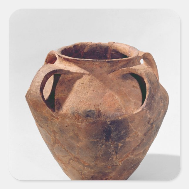 Adesivo Quadrado Bjar bicônico armoricano com quatro punhos (Frente)