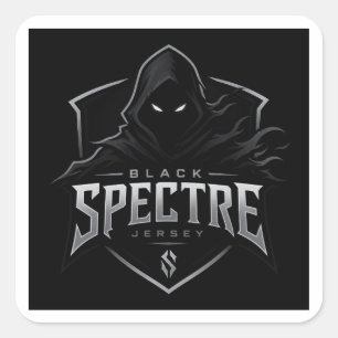 Adesivo quadrado Black Spectre Gaming