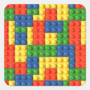 Adesivo Quadrado Blocos preliminares