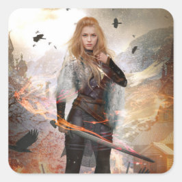 Adesivo Quadrado Bloodmark Epic Fantasy Art Sticker