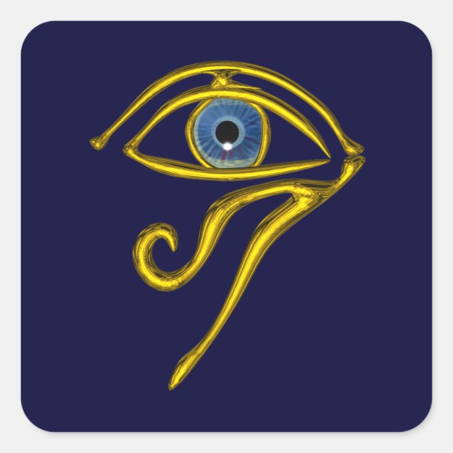 Adesivo Quadrado BLUE TALISMAN, detalhe (Frente)