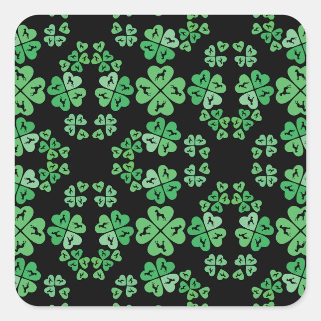 Adesivo Quadrado Boa Sorte (Frente)