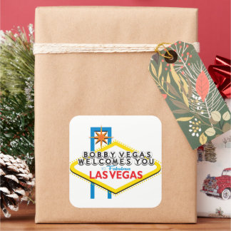 Adesivo Quadrado Bobby Vegas sticker