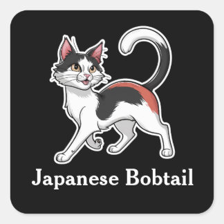 Adesivo Quadrado Bobtail japonês