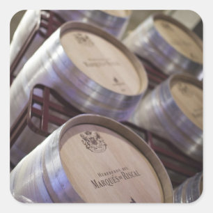 Adesivo Quadrado Bodega Marques de Riscal, adega