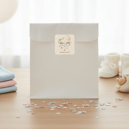 Adesivo Quadrado Boho Dream Cloud Baby Shower