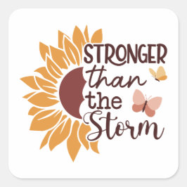 Adesivo Quadrado Boho Flowers Flores Selvagens Bíblia Verso