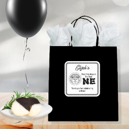 Adesivo Quadrado Boho Primeira viagem em torno da festa do primeiro