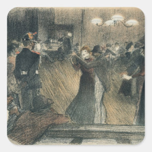 Adesivo Quadrado Bola no Barriere