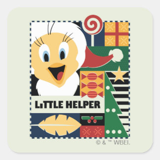 Adesivo Quadrado BOLETIM™ TWEETY™ - Pequeno Auxiliar