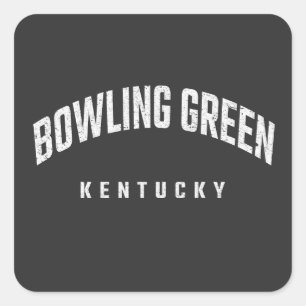 Adesivo Quadrado Boliche Green Kentucky KY