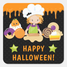 Bolos de Halloween e Fazendo Garota Vermelha