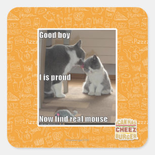 Adesivo Quadrado Bom menino