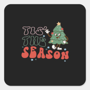 Adesivo Quadrado Bom Natal, Esta É A Época