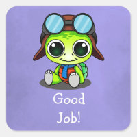 Bom Trabalho! Tartaruga de Cartoon Chibi