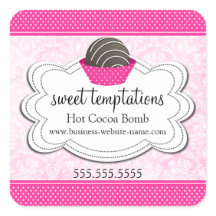 Bomba de chocolate quente com cacau