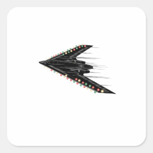 Adesivo Quadrado Bombardeiro a jato furtivo B-2 B2 Spirit 4 de julh