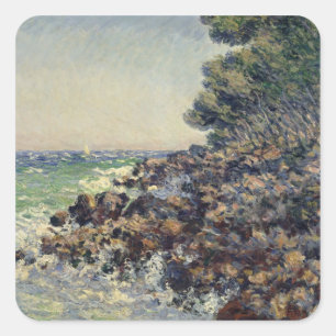 Adesivo Quadrado Boné Martin de Claude Monet , 1884