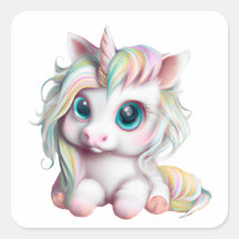Bonito e Adorável Unicórnio Bebê