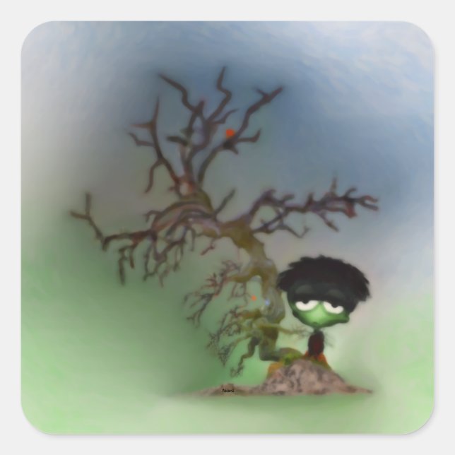 Adesivo Quadrado Bonsai Boy (Frente)