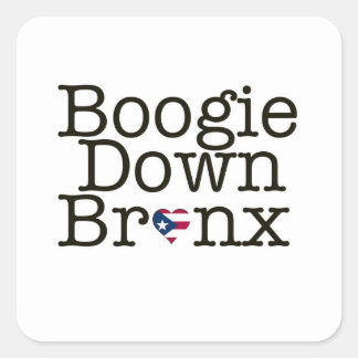 Adesivo Quadrado Boogie Down Bronx Sticker