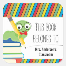 Bookworm A Que Este Livro Pertence