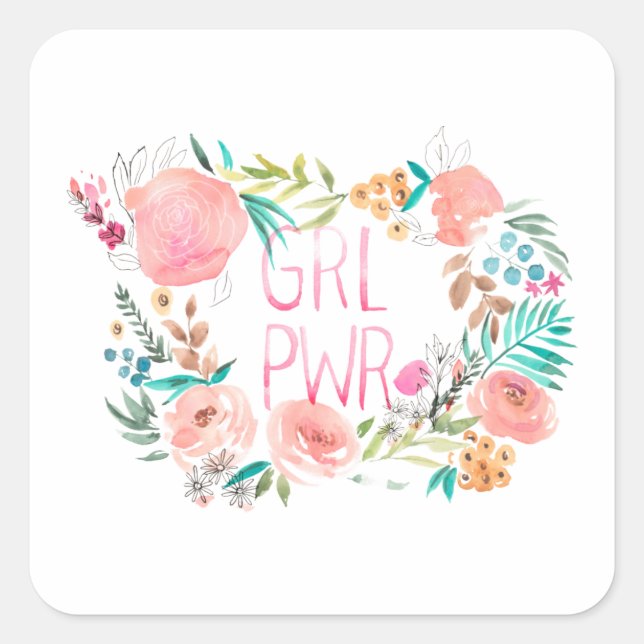 Adesivo Quadrado Boss Babe Ii (Frente)