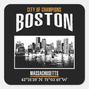 Adesivo Quadrado Boston