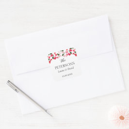Adesivo Quadrado Bougainvillea Wedding Gifts & Favors Sticker