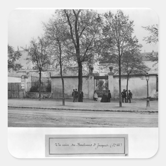 Adesivo Quadrado Boulevard Santo-Jacques (Frente)