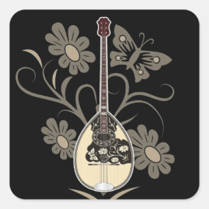 Adesivo Quadrado Bouzouki