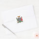 Adesivo Quadrado Brasão da Zâmbia (Envelope)