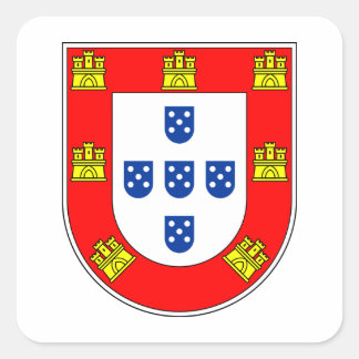 Adesivo Quadrado Brazão Portugal