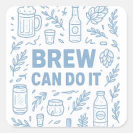 Adesivo Quadrado Brew pode fazer isso