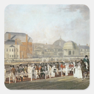 Adesivo Quadrado Brigghton: O pavilhão e o Steyne velhos