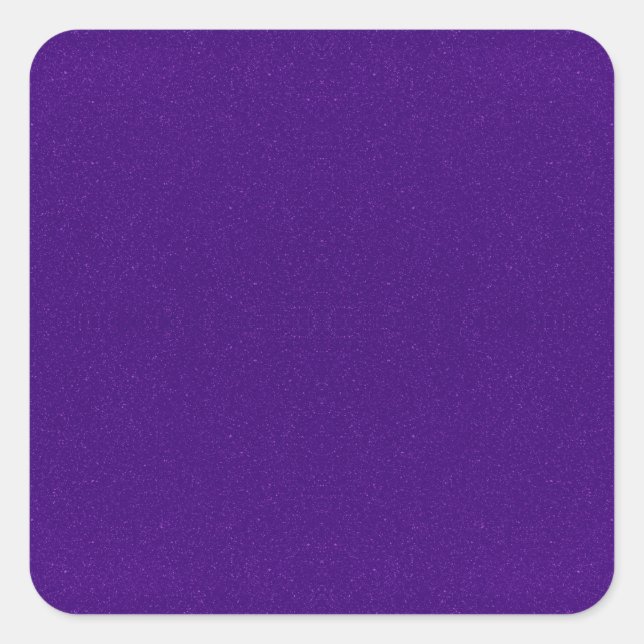 Adesivo Quadrado Brilhante Roxo Personalizado (Frente)