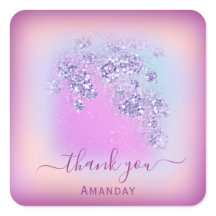 Brilho Azul Empoeirado Agradecimento Doce 16º Glam