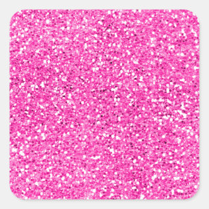 Adesivo Quadrado Brilho do rosa quente