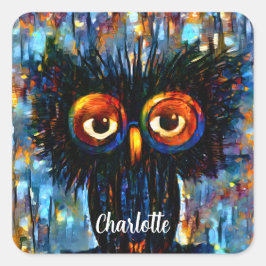 Adesivo Quadrado Brilliant e Wise Owl
