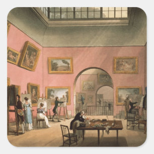 Adesivo Quadrado British Institution, Pall Mall