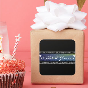 Adesivo Quadrado Brito e Sun Rays Vellum e Bordas