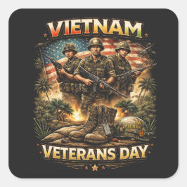 Adesivo Quadrado Brothers of Vietnam